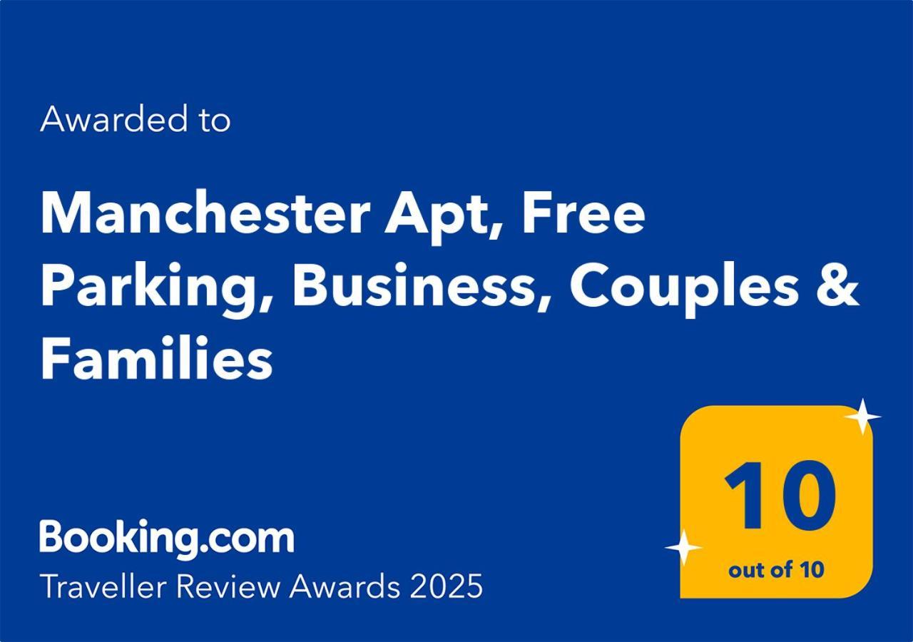 Manchester Apt, Free Parking, Business, Couples & Families Zewnętrze zdjęcie